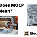 What Does Mocp Mean In Electrical Terms