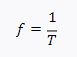 frequency of waveform